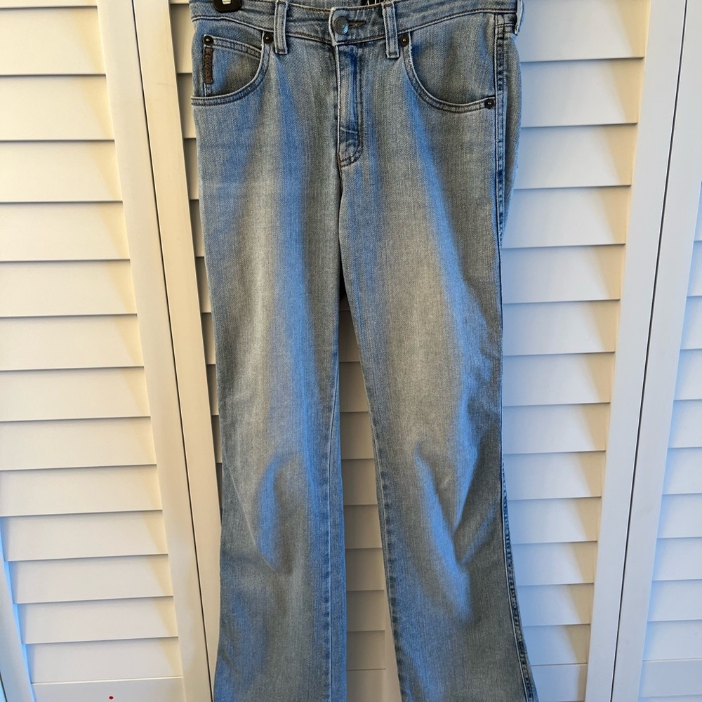AJ ARMANI JEANS Women's Denim Jeans Size 26 Light Wash, Mid rise.